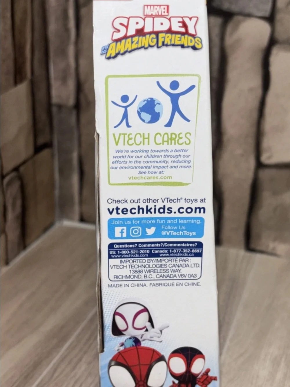 New VTech Spidey and His Amazing Friends Learning Watch